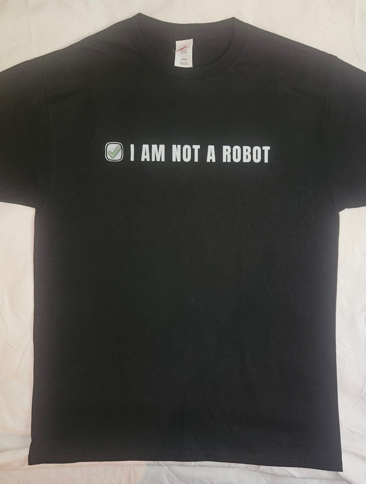 Russ printing custom shirts at Greenbury Printing